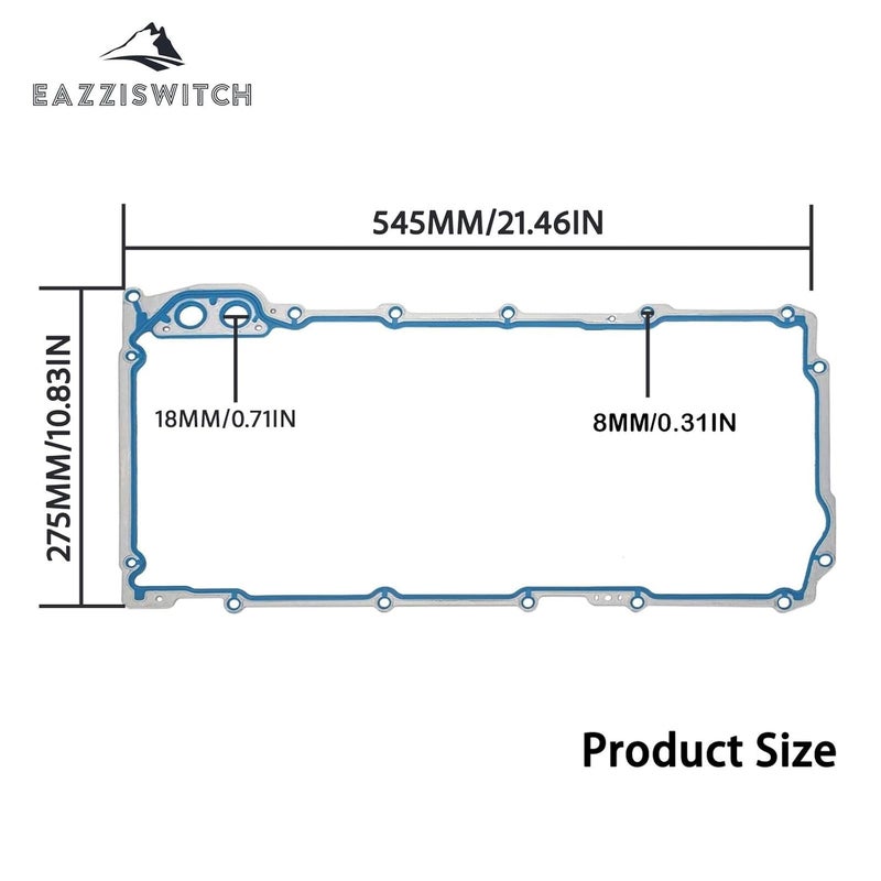 EazziSwitch MLS Full Cylinder Engine Head Gasket Kit with Head Bolts Chevy 4.8L/5.3L GEN 3 LS Engines HS9292PT, CS9284, ES72173 Express, Savana, Silverado, Avalanche, Suburban, Sierra, Envoy, Yukon, Tahoe - Image 4